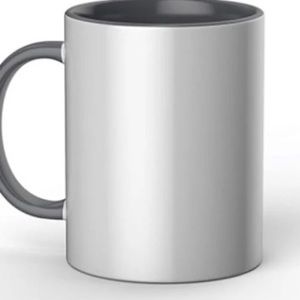 Cricut Ceramic Mug Blank, White/Gray - 15 oz/425 ml (1 ct)